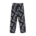 thumbnail image 4 of Kdxio Sunflowers Print Men's Sleep Pajama Pant Lounge Pants with Pockets, 4 of 8