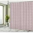 thumbnail image 5 of Ambesonne Damask Shower Curtain, Grunge Look Flowers Petals, 69"Wx84"L, Pale Mauve Taupe Rose, 5 of 5