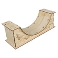thumbnail image 1 of TISHITA Finger Skateboard Ramp Set Accessories Desktop Ornament Wooden Children Kids U Shape Slope, 1 of 8