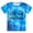 Blue, variant on Baby Girl Shirts Plain Solid Color Crew Neck Short Sleeve Elastic Soft All Match Kids Daily Leisure Fashion Tops Baby Girl Tops Blue 1-2 Years
