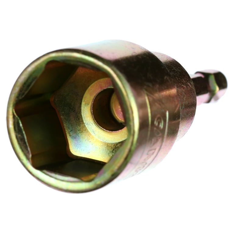 Camco Quick Connect Scissor Jack Socket, Zinc-Plated Carbon Steel