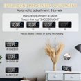 thumbnail image 4 of Adaptive LED Clock, 13 Customizable Alarms, Dual Snooze & Alarm System, Voice Controlled Light, Temperature Display, USB Charging, Battery, 4 of 5