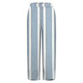 thumbnail image 2 of Pantalones jogger mujer Gibobby Pantalones palazzo holgados cómodos de lino de algodón recortados con estampado de verano con bolsillos Azul XXL, 2 of 4