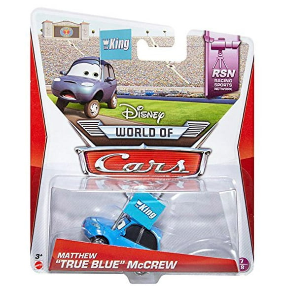 Disney Pixar Cars Véhicule Moulé sous Pression Matthew Bleu Vrai