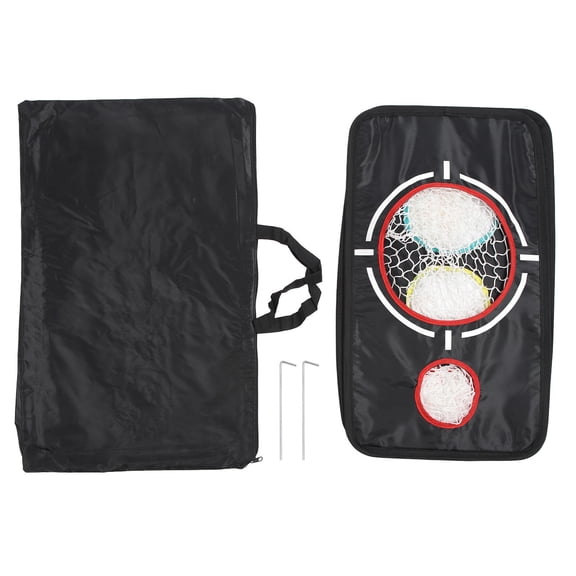 YAHHU Double‑Sided Foldable Golf Swing Net – Lightweight Target Net for Indoor/Outdoor Practice, 15.75" × 25.2"