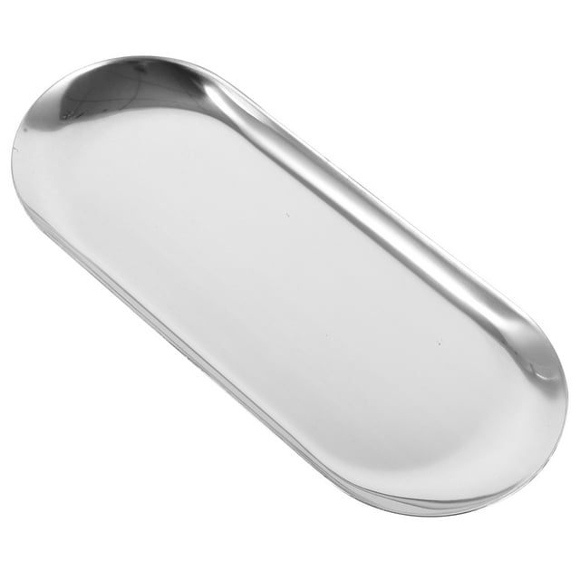 unbranded Oval Para Servir Y Bebidas En Restaurante Color Plata