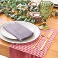 thumbnail image 6 of Clearance Washable Cotton Linen Napkin Set - 16x16 Inch Bamboo Cotton Dinner Napkins for Weddings, Parties, and Table Decor (Style F), 6 of 7