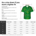 thumbnail image 4 of Picia St Patrick's Day5 Gentle Cotton Regular Fit Short Sleeve Casual Hawaiian Shirt for Men-Large, 4 of 9