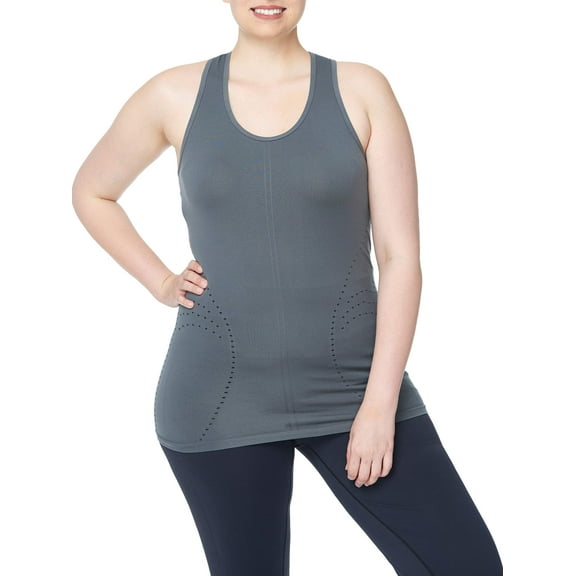 Under Control Women's Plus Super Soft Lux Seamless Active Racer Back Tank
