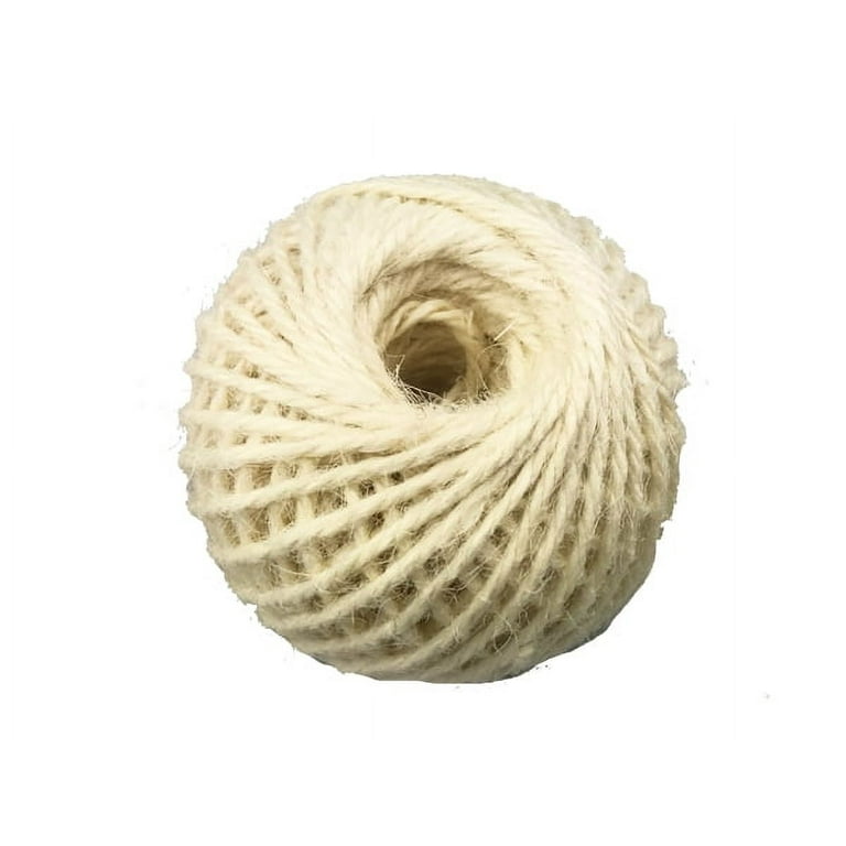 Cleverdelights Premium Jute Twine String White 100 yards Made in India