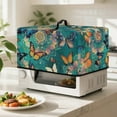 thumbnail image 4 of FOR U DESIGNS Boho Mandala Butterfly Pattern Microwave Oven Cover Wear-Resistan Microwave Oven Folding Covers Dust-Proof Kitchen Appliance Covers (18.25" W x 14.5" D x 11" H)-S, 4 of 8
