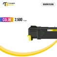 thumbnail image 3 of Toner Bank Compatible Toner Cartridge for Xerox 106R01596 Yellow Phaser 6500 6500N 6500DN WorkCentre6505 6505N 6505D Printer Ink 1-Pack, 3 of 8