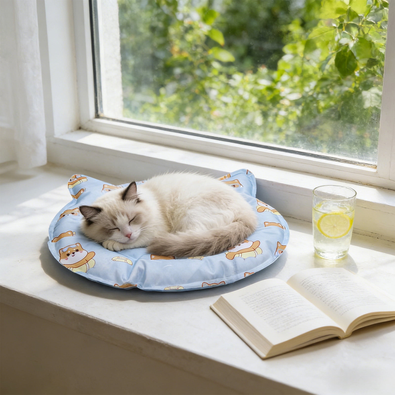 Pet Cooling Mat Summer Sleeping Pad Reusable Cool Bed for Cats Dogs Crate Sofa Car Travel Indoor Outdoor Washable Breathable Portable Chill Pad Home Summer Relief Travel Rest Pad Daily Comfort Pad