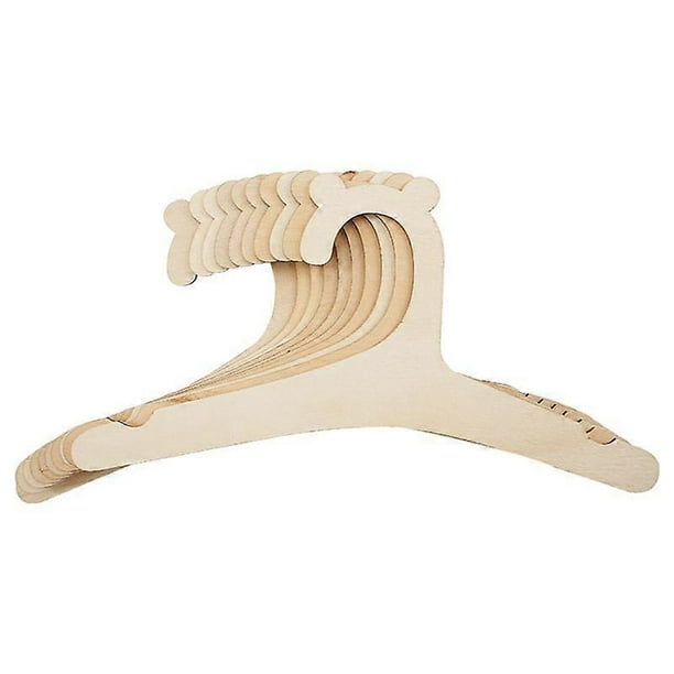 10 perchas de madera para bebé, perchas para ropa de bebé, decoración para habitación de niña, estilo princesa, guardería.