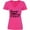Hot Pink, variant on Inktastic My Daughters Fight is My Fight- Breast Cancer Awareness Women's V-Neck T-Shirt