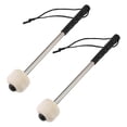 thumbnail image 1 of 12.5 inch bass drum mallets steel wool felt 2 pack, 1 of 4