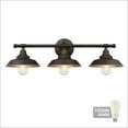 thumbnail image 4 of Westinghouse Lighting Westinghouse Iron Hill Three-Light Indoor Wall Fixture 3-Light - Oil Rubbed Bronze with Highlights, 4 of 5