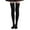 Black, variant on Prolriy Thigh High Stockings 1 Pair Extra Long Solid Color Thigh High Socks Over The Knee High Boot Stockings Nylon Leg Thigh High Socks for Women Beige