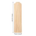 thumbnail image 2 of 10pcs Wood Blank Bookmarks Unfinished Tags for Creative Wooden Craft Projects, 2 of 6