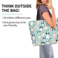 thumbnail image 2 of Disketp Colorful Dog Bolsa Tote Estampada para Mujer, Bolso de Hombro y de Mano para Compras y Viajes, 2 of 8
