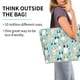 thumbnail image 2 of Disketp Colorful Dog Bolsa Tote Estampada para Mujer, Bolso de Hombro y de Mano para Compras y Viajes, 2 of 8