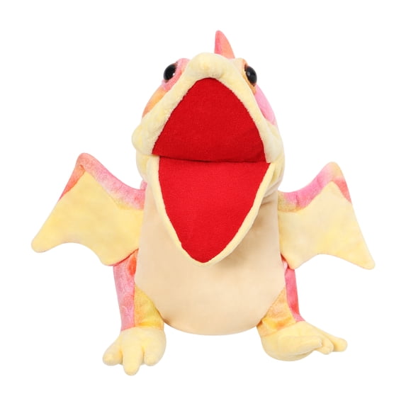 hirigin Dinosaur Hand Plush Toy, Cartoon Animals Hand Puppets for Home, Stage and Class Role Play, Animal World Action Toy