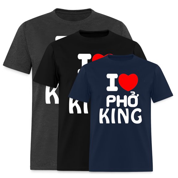 EcoLoom I Heart Pho King Short Sleeve Unisex T Shirt