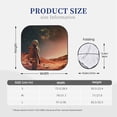 thumbnail image 3 of Sikiie Astronaut On Mars A Print Foldable Car Windshield Sun Visor, Car Window Sunshade Suitable for Sedan, SUV and Truck Car Accessories-Small, 3 of 6