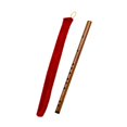 thumbnail image 2 of Flauta de bambú, instrumento musical fácil de aprender, hecha a mano para principiantes, con bolsa de terciopelo. Clave de E, 2 of 9