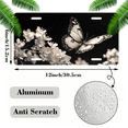 thumbnail image 2 of 1 Pcs 2D Flat License Plate Covers & Frames, Butterfly and For Decorative Front, Waterproof For Decoration Aluminum License Plate Covers & Frames Cover For Men Women, 12" X 6", 2 of 7