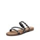 thumbnail image 1 of Sandalias Slide para Mujer DREAM PAIRS Negras con Tachuelas y Punta Abierta, 1 of 5
