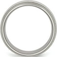 thumbnail image 2 of Stainless Steel Polished 8mm Grooved And Beaded Band (Size 12) Made In China sr96-12, 2 of 5