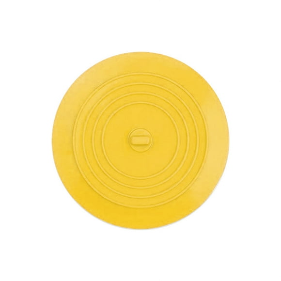 Advancent Tapón de fregadero, tapón de drenaje redondeado de silicona Simple, cubierta de drenaje de suelo de ducha práctica para el hogar, tapones de Suministros de limpieza para el hogar Amarillo Advancent HA059847-05
