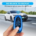 thumbnail image 3 of Key Fob Cover Compatible with Hyundai Sonata Santa Fe Tucson 2020-2023 7 Button TPU Keychain Case Holder Protector,B:blue, 3 of 6