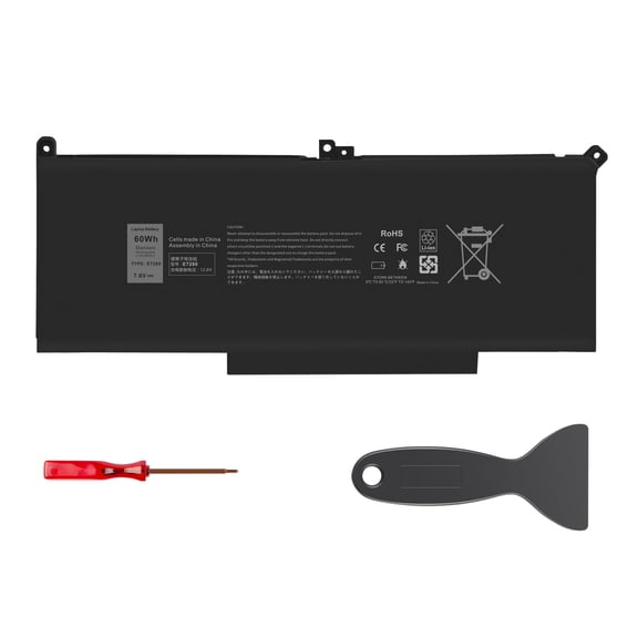 F3YGT Laptop Battery for Dell Latitude 7480 7390 7280 7290 7380 7490 E7280 E7480 E7490 12 7000 13 7000 14 7000 Series 2X39G DM3WC 0DM3WC 453-BBCF 451-BBYE