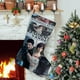 thumbnail image 1 of Resident Evil Tema: Calcetines de Navidad, fino lino blanco para colgar en escaleras y chimenea, decoración navideña para el hogar, regalo de Navidad. 45cm × 32cm, 1 of 5