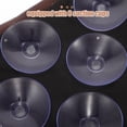 thumbnail image 3 of OULII Motorcycle Rear Seat Cushion Brown PU Vintage Style with 8 Suction Cups for Stable Ride, 3 of 8