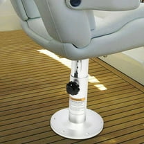 Denest Boat Seat Pedestal Boat Chair Base with Aluminum Slide Swivel Adjustable Height