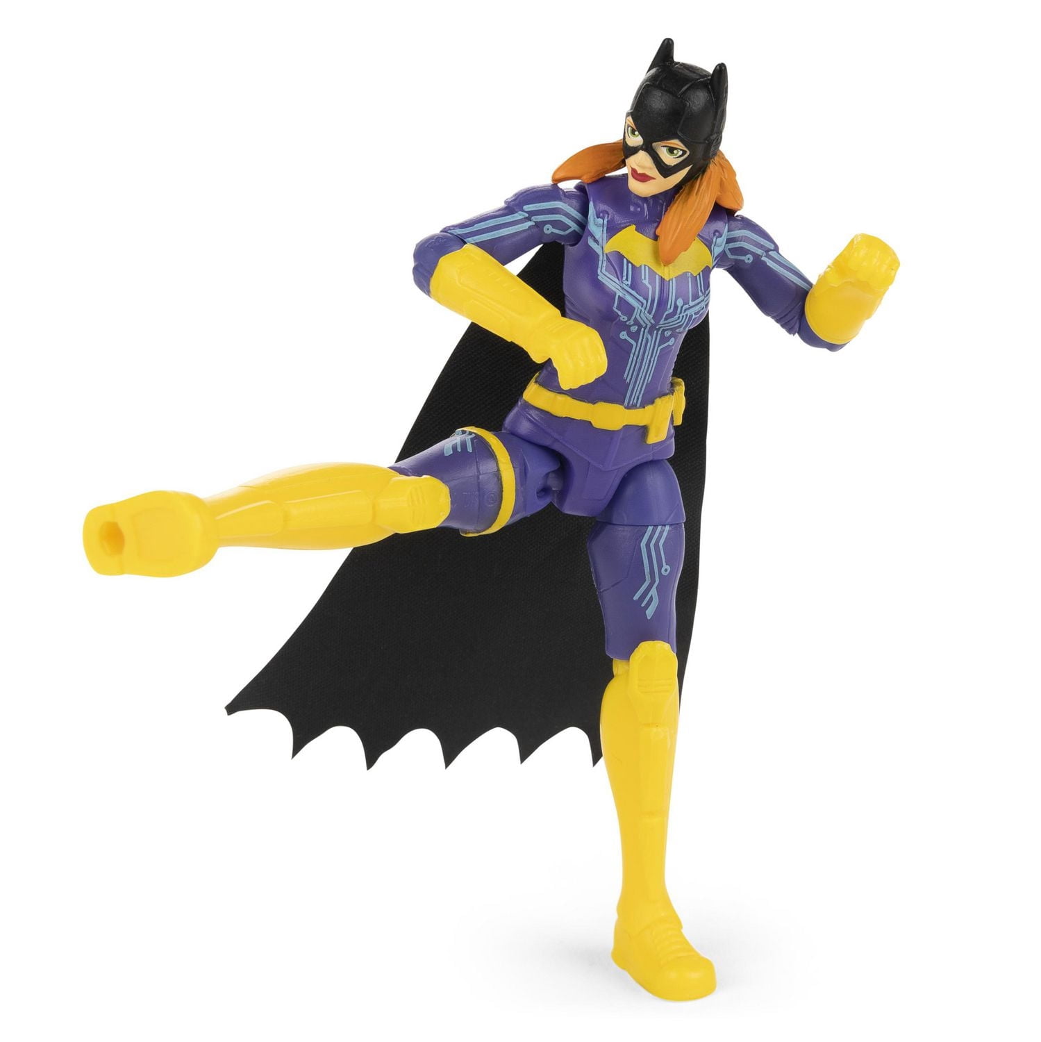 Batman, Figurine articulée Batgirl de 10 cm avec 3 accessoires mystère, pour les enfants à partir de 3 ans