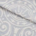 thumbnail image 3 of BNM Cotton Blend Vintage Medallion Bedspread Set, King, Slate Blue, 3 of 5