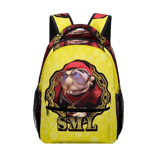 NAOJIE Cartoon Movie Jeffy Exquisite Print Backpack & Sturdy and Durable Lightweight Backpack & Back to School Gift for Students or Fans(C)