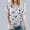 Grey, variant on QHWAUAKFBN T Shirts For Women Trendy Graphic Cute Dinosaur Graphic Short Sleeved Tees Shirt Tshirts Top