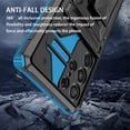 thumbnail image 2 of CCSamll Case for Samsung Galaxy S23 Ultra (Not S23) with Belt Clip Holster, Heavy Duty Protection Armor Case with Kickstand Sturdy Durable Phone Cover for Samsung Galaxy S23 Ultra JG Blue, 2 of 8