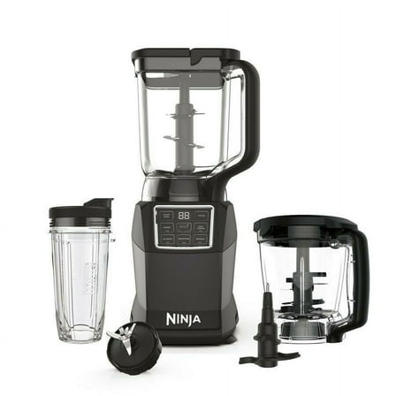 Ninja Kitchen System with Auto IQ Boost and 7-Speed Blender: Food Processor, 72 oz Capacity, Stainless Steel Blades