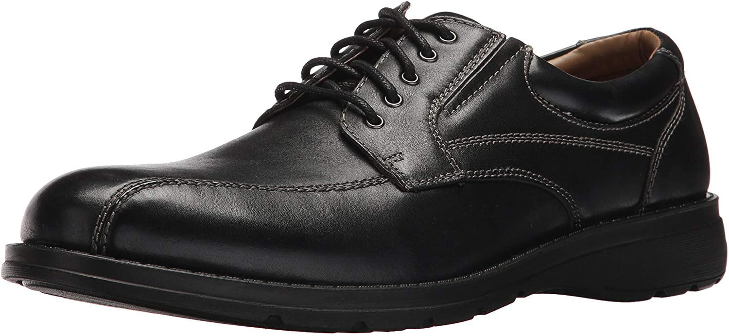 Leather Dress Casual Oxford Shoe, Black 