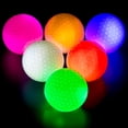 thumbnail image 1 of Pelotas de golf THIODOON que brillan en la oscuridad LED, paquete de 6 (6 colores), 1 of 9