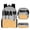 Black, variant on Womens Cute Ice Cream 3 Piece Set Sweet College Backpack for School Back to School Backpack for Women