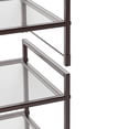 thumbnail image 6 of 3-tier Stackable Mesh Shoe Rack Bronze Mesh Panel, 6 of 7