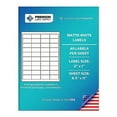 thumbnail image 2 of Premium Label Supply White Sticker Barcode Labels – 2" x 1" – Laser/Inkjet Compatible – (40 per Sheet), 1000 Sheets – 40,000 Total Adhesive Labels, 2 of 2