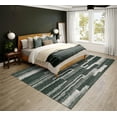 thumbnail image 2 of Addison Rugs Indoor/ Outdoor Addison Bravado Abstract Striped Washable Area Rug 8' x 10' - Shadow, 2 of 8